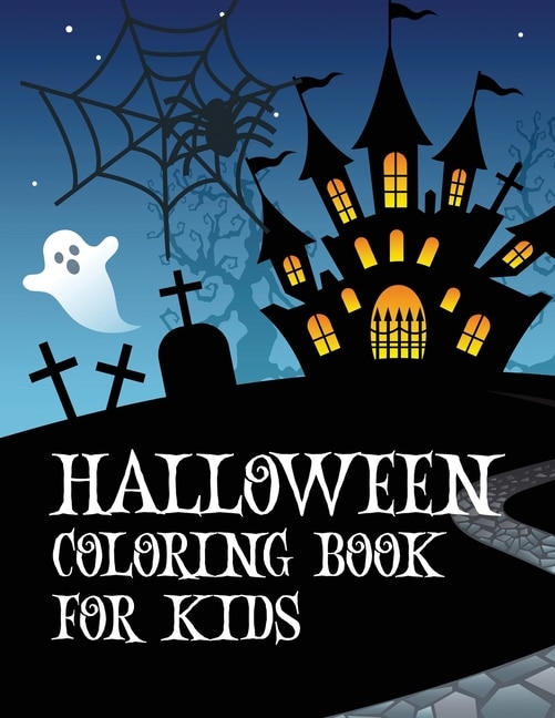 Front cover_Halloween coloring book for kids