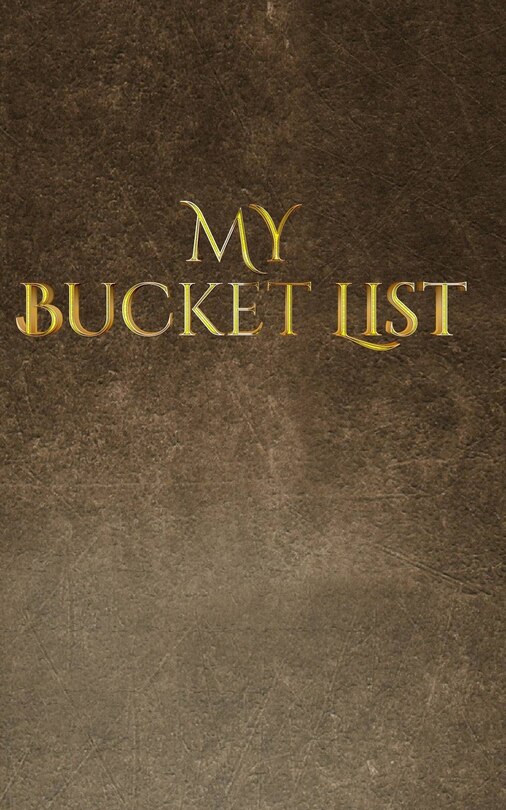 Front cover_my bucket list