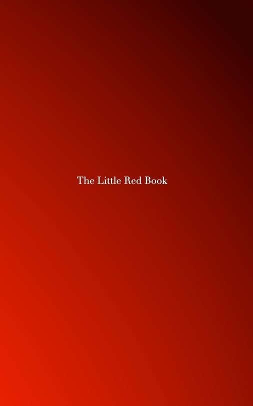 Front cover_The Little red book Journal
