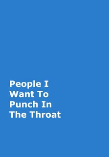 Couverture_People I Want To Punch In The Throat