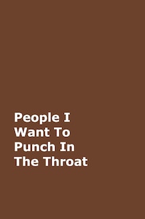 Couverture_People I Want To Punch In The Throat