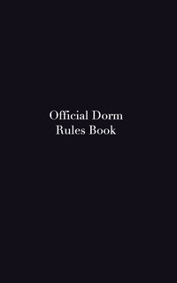 Front cover_Official Dorms Rules Book