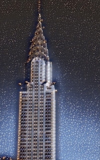 Front cover_New York City Chrysler Building Writing journal