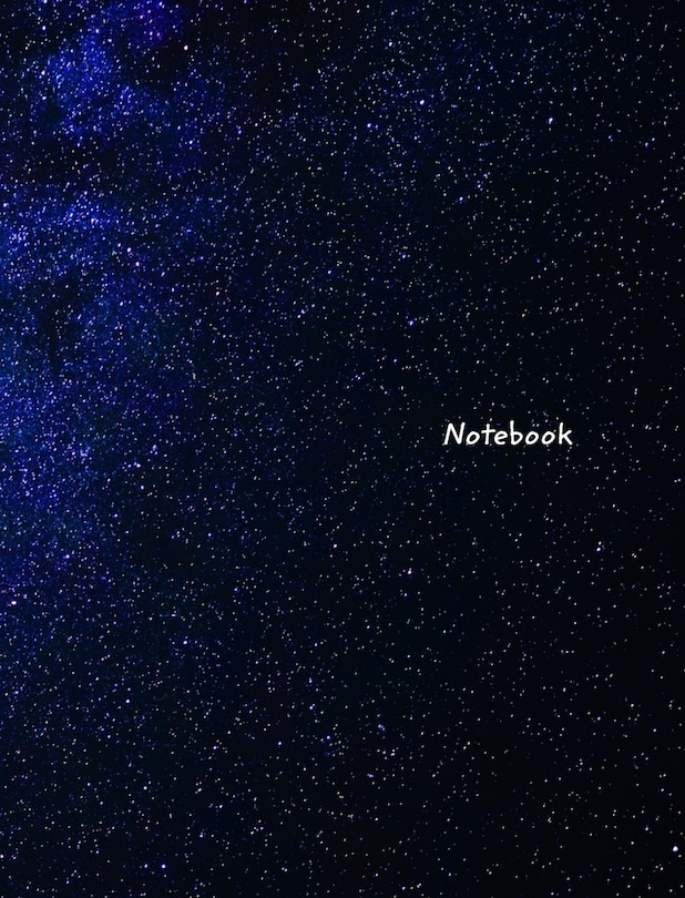 Notebook: Milky Way Galaxy, College Ruled Notebook, Journal