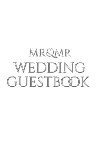 Front cover_Mr and Mr wedding Guest Book