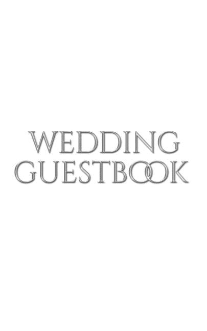 Front cover_classic stylish Wedding Guest Book
