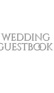 Front cover_classic stylish Wedding Guest Book