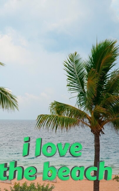 Couverture_I love the beach Drawing Journal