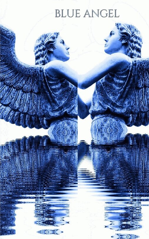 Front cover_Angelic Blue Angel Writing Drawing Journal