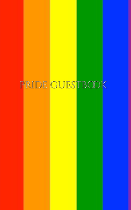 Front cover_Rainbow Pride Guest Book