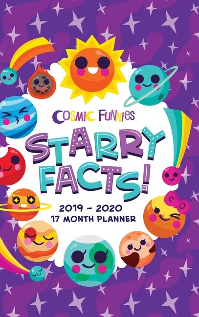 Front cover_Cosmic Funnies Small 2019-2020 Planner