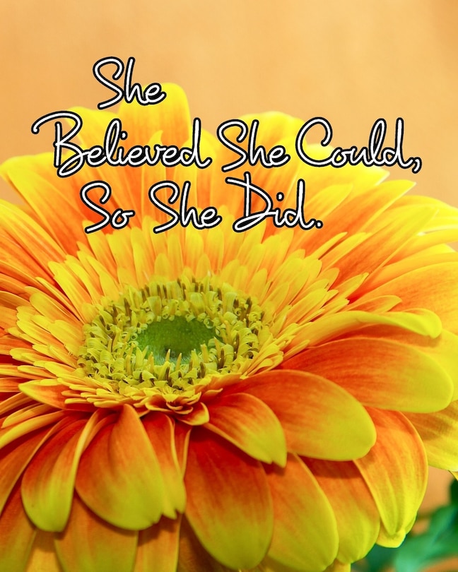 Front cover_She Believed She Could, So She Did
