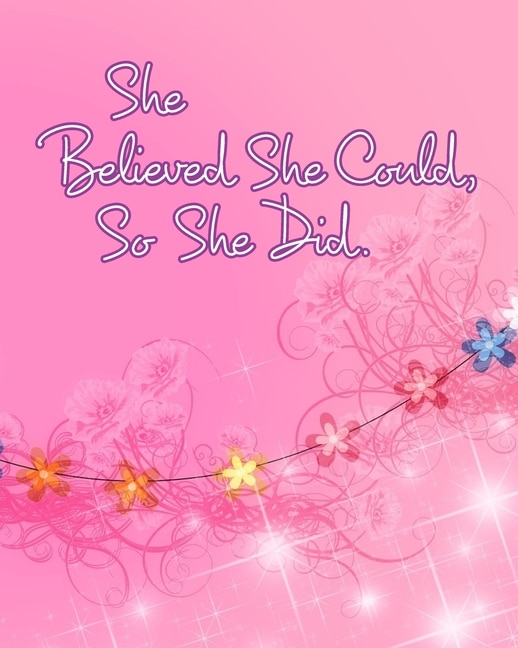 Front cover_She Believed She Could, So She Did