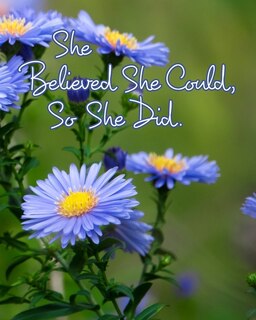 Front cover_She Believed She Could, So She Did