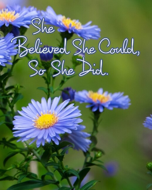 Front cover_She Believed She Could, So She Did