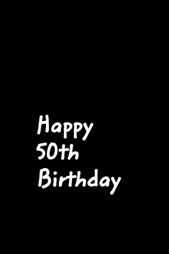 Couverture_Happy 50th Birthday