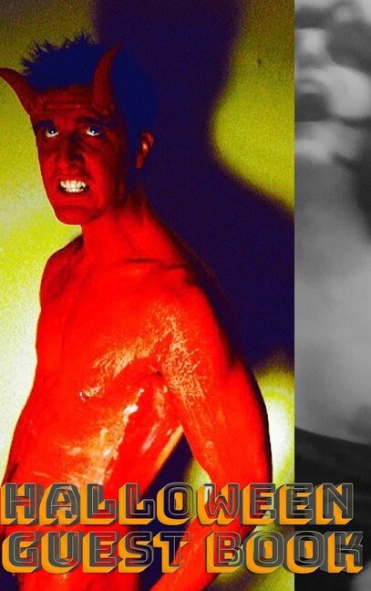 Couverture_Sexy Devil and wife Scary Halloween Guest Book