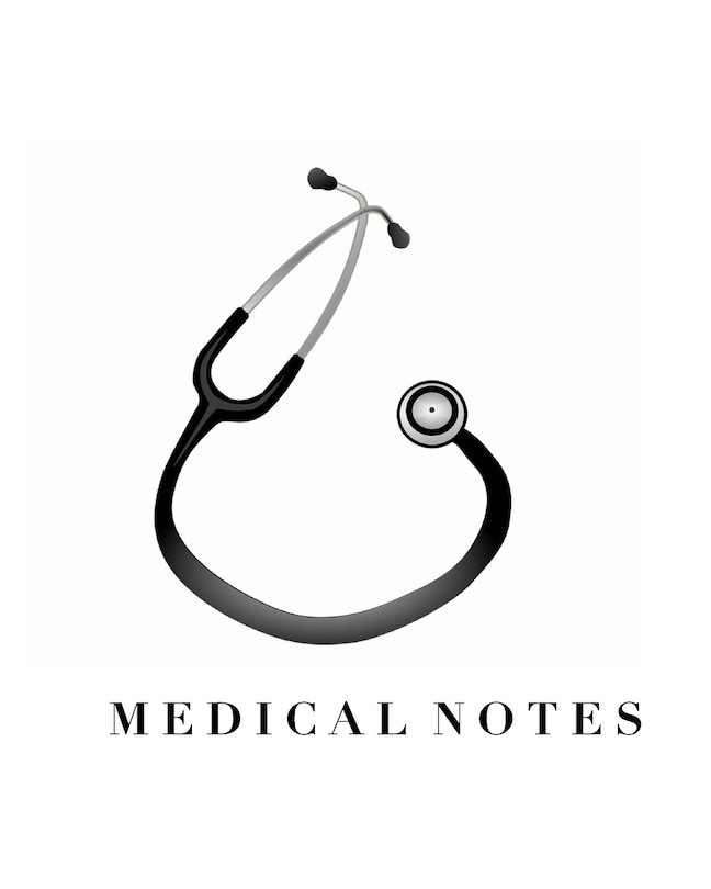 Couverture_Medical Notes blank creative Journal
