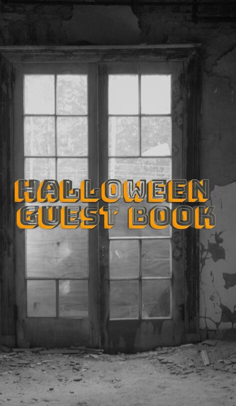 Front cover_Halloween Creative journal Guest Book