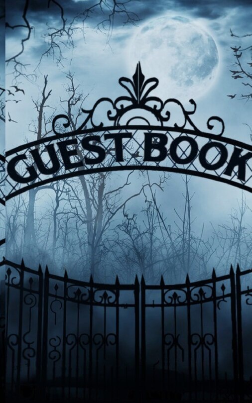 Front cover_Halloween Haunted Graveyard Guest Book