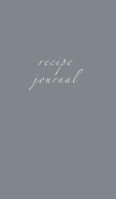 Front cover_Recipe Journal
