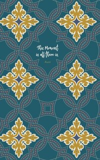 Couverture_Teal Undated Planner - This Moment Is All There Is