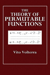 Front cover_The Theory Of Permutable Functions