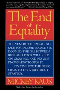 Front cover_The End Of Equality