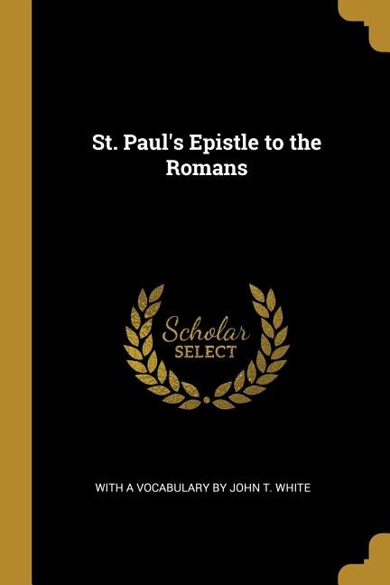 Couverture_St. Paul's Epistle to the Romans