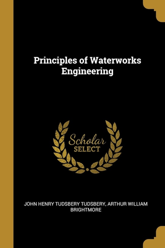 Front cover_Principles of Waterworks Engineering