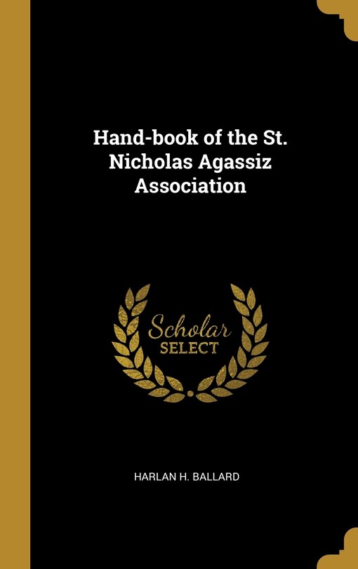 Couverture_Hand-book of the St. Nicholas Agassiz Association