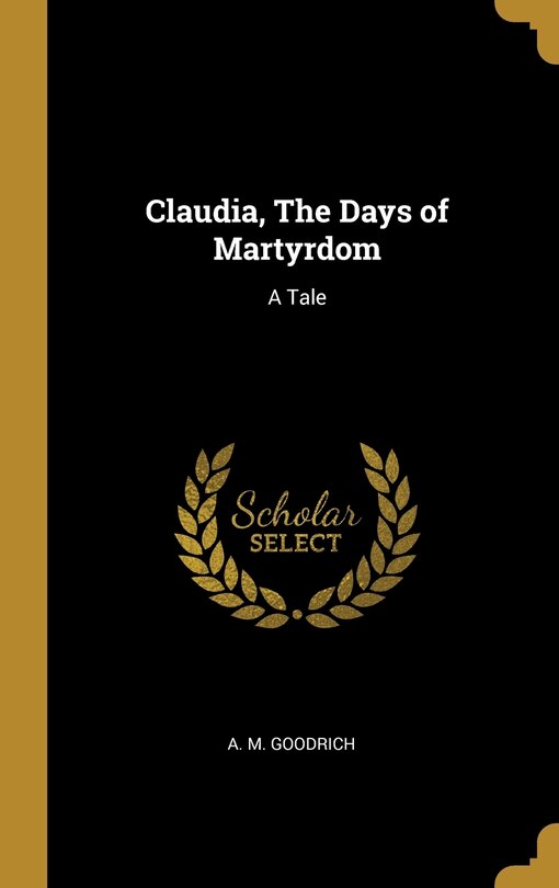 Couverture_Claudia, The Days of Martyrdom