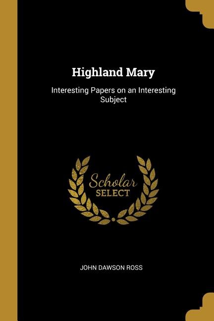 Front cover_Highland Mary