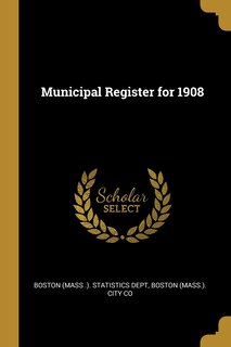 Front cover_Municipal Register for 1908