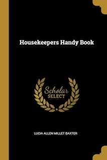Front cover_Housekeepers Handy Book