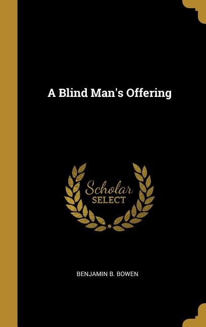 Front cover_A Blind Man's Offering