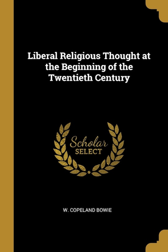 Couverture_Liberal Religious Thought at the Beginning of the Twentieth Century