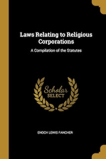 Front cover_Laws Relating to Religious Corporations