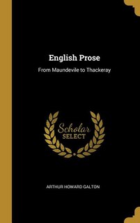 Couverture_English Prose