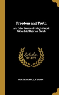 Front cover_Freedom and Truth