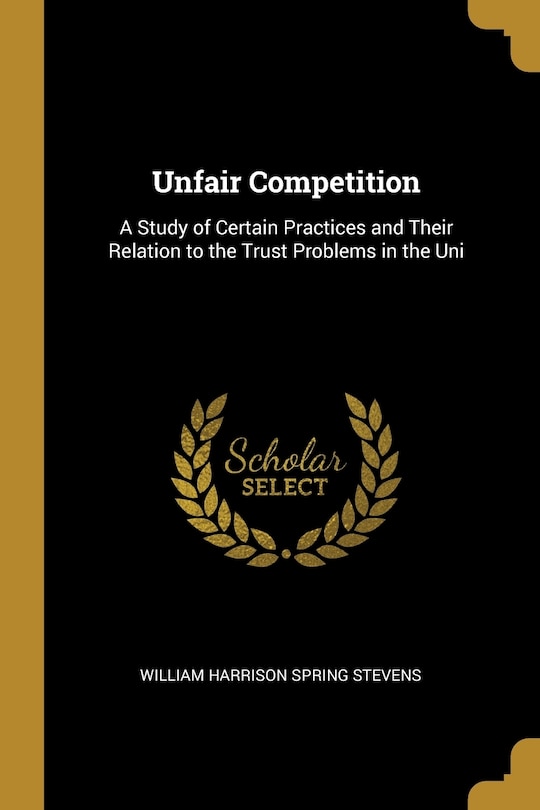 Couverture_Unfair Competition