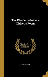 Front cover_The Pleader's Guide, a Didactic Poem