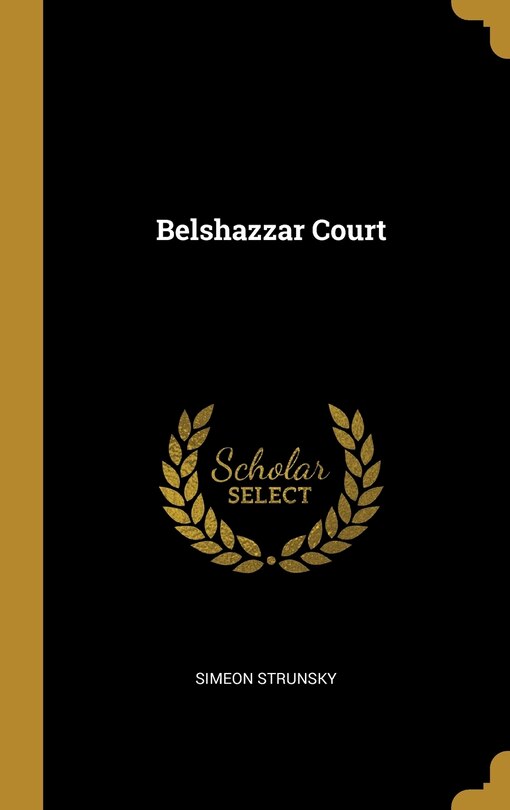 Couverture_Belshazzar Court