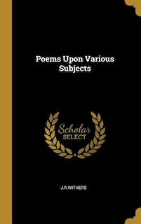 Couverture_Poems Upon Various Subjects