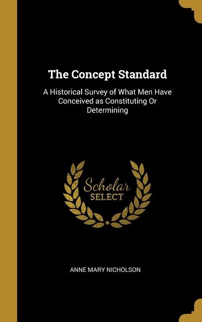 Front cover_The Concept Standard