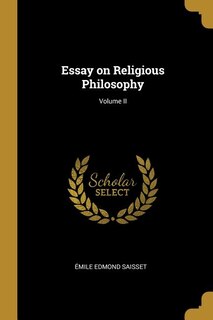 Front cover_Essay on Religious Philosophy; Volume II