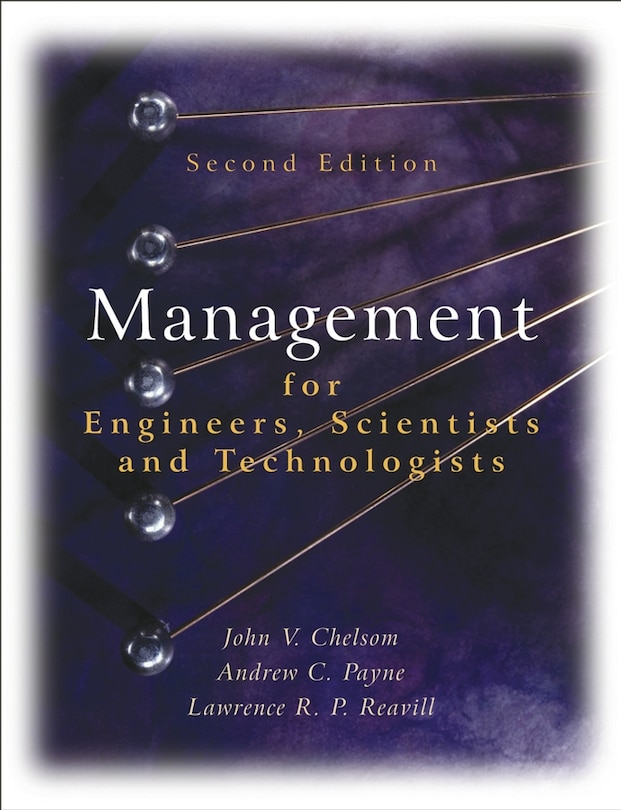 Front cover_Management for Engineers, Scientists and Technologists