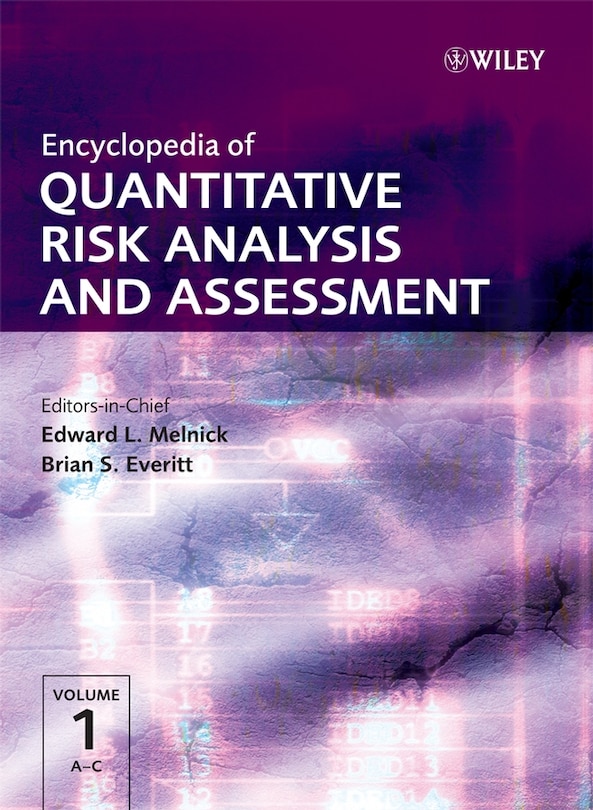 Front cover_Encyclopedia of Quantitative Risk Analysis and Assessment