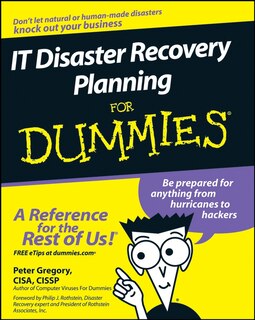 Front cover_IT Disaster Recovery Planning For Dummies