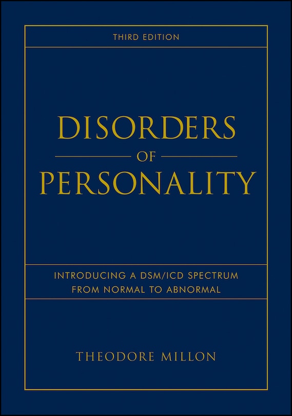 Couverture_Disorders of Personality